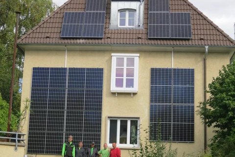 Foto einer Referenz PV Anlage